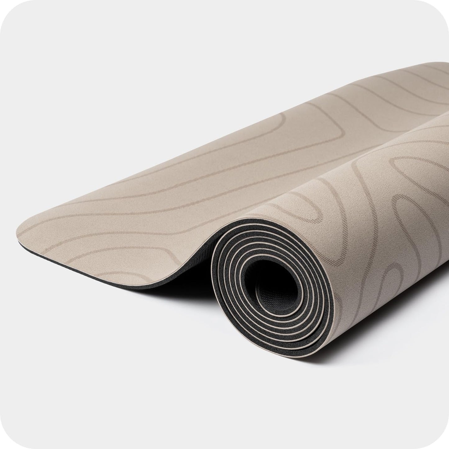 WeGym Yoga Mat, 4mm Cushioned Exercise Mat for Yoga, Pilates, Home Workouts - Anti Slip Polyurethane Suede Yoga Mat with Carrying Strap