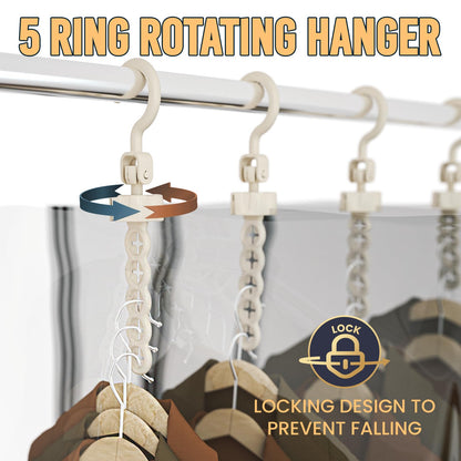 TAILI Hanging Vacuum Storage Sealer Bags Space Saver Bag for Clothing, Suits and Jackets, Closet Organizers, Travel, Set of 4 (2 Long, 2 Short), Clear