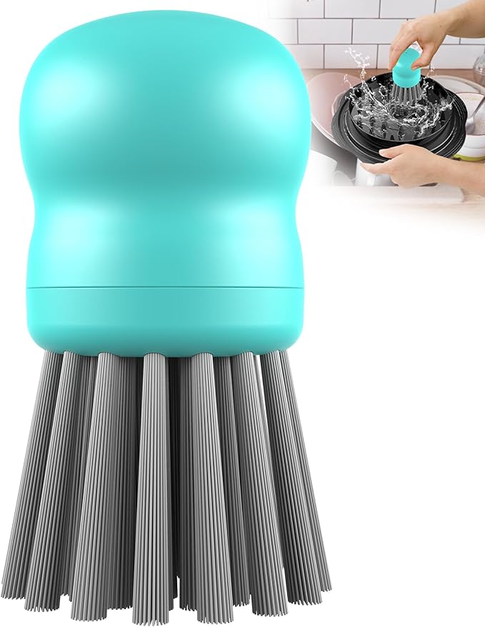 Mini Dish Brush for Cleaning Chicken Shredder, Palm Brush Dish Scrubber