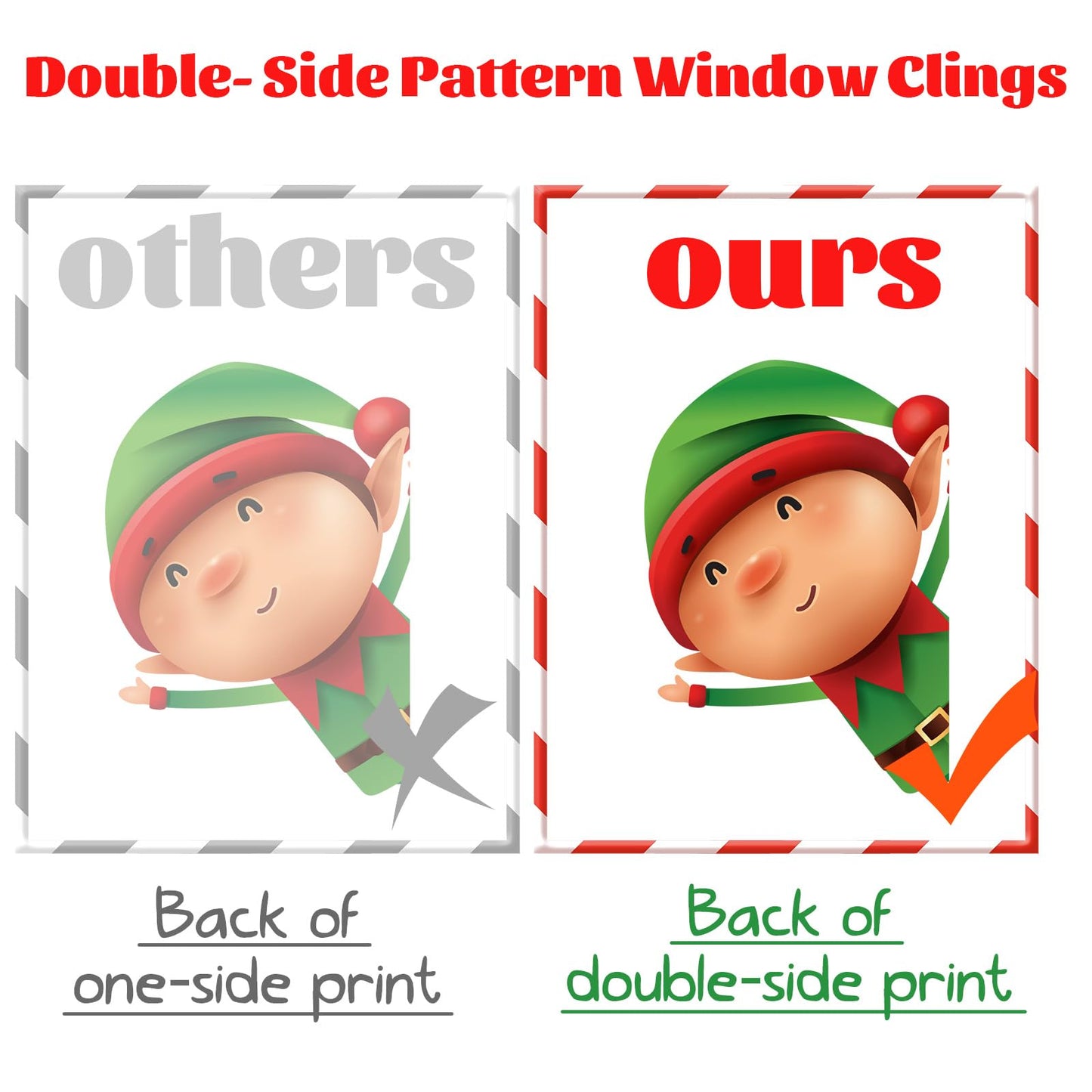 169 PCS Christmas Snowflake Window Cling Christmas Window Clings for Glass Windows Xmas Decorations