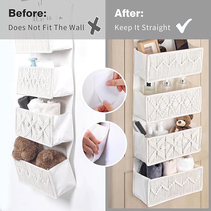 ANTIS'S HOME Nursery Over The Door Organizer Boho Decor Nursery Storage