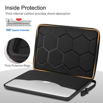 FINPAC Hard Shell Laptop Sleeve Case for 15.3-inch MacBook Air M3/A3114 M2/A2941 2024 2023, 16" MacBook Pro M3/M2/M1 A2991 A2780 A2485 A2141, Shockproof Carrying Cover Bag for 15" Surface Laptop/Book,