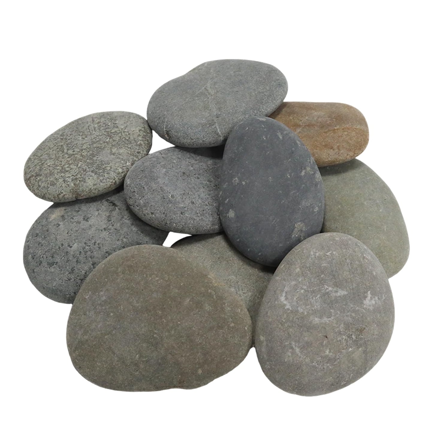 Wuyituart 4LB Large Rocks for Painting, 3-4 Inch Natural River Rocks, Decorative Stones for Fish Tank Aquarium Fountain Garden Arts Crafting