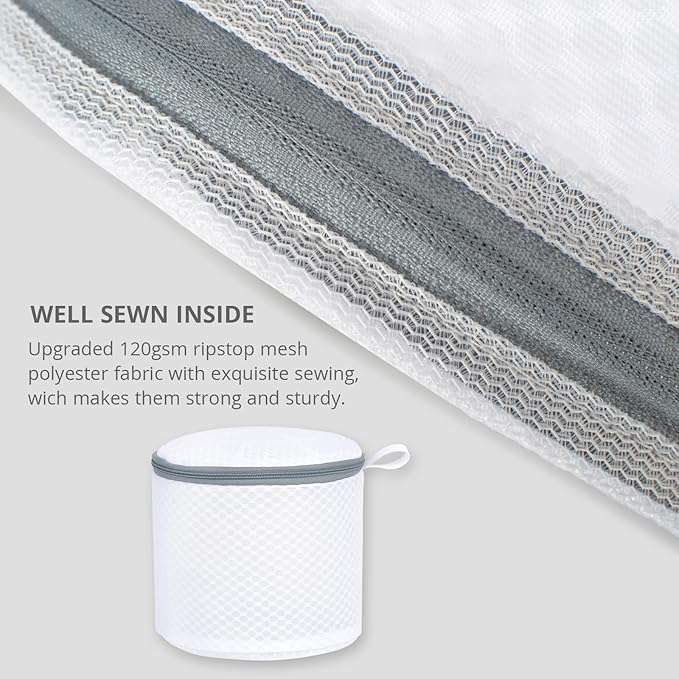 3 Pack Mesh Laundry Bags for Delicates, Mesh Bra Bags