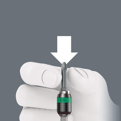 Wera 416 R T-Handle Bitholding Screwdriver Rapidaptor, 1/4" x 45 mm, 05023404001