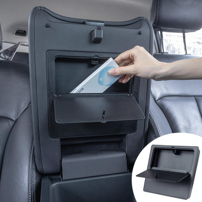 PIMCAR Center Console Hidden Organizer for 2023-2025 Honda Pilot, 2024-2026 Honda Ridgeline/Passport Armrest Hidden Storage Box Secret Compartment Press to Open and Close Car Accessories