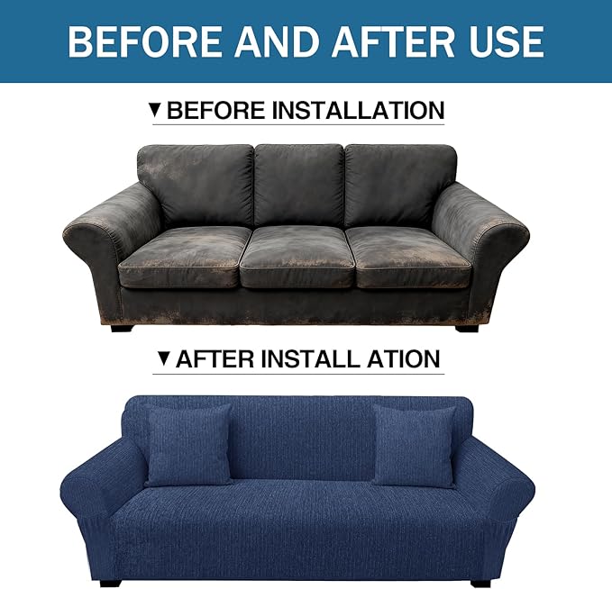 Sofa Slipcover with 2 Pillow Cover