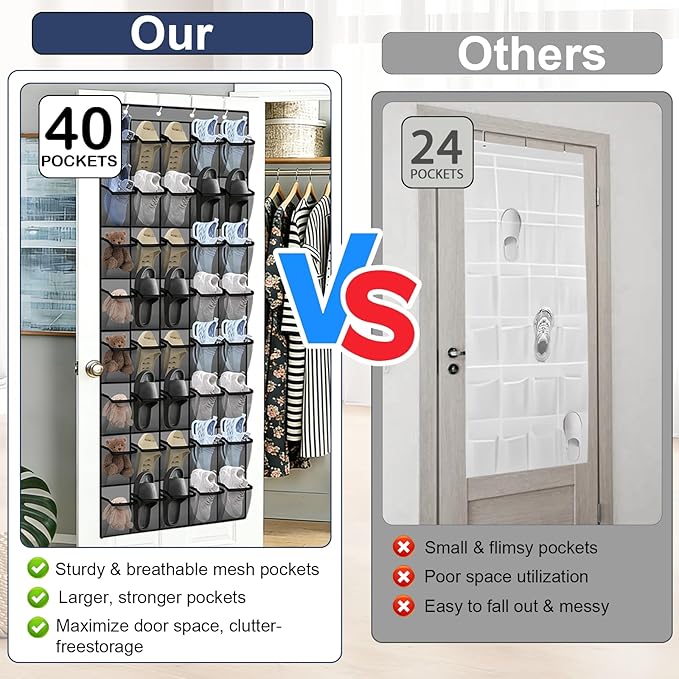 Over the Door Shoe Organizer