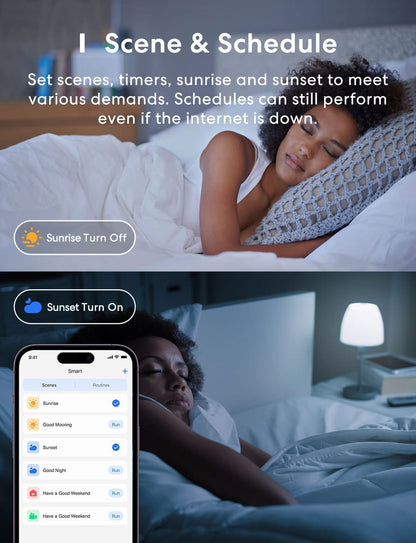 meross Smart Bulb Alexa Light Bulb B22 Works with Apple Homekit, Alexa, Google Home, Siri Voice Control Dimmable Multicolor LED Light Bulb Equivalent 9W (60W Equivalent) 2 Pack