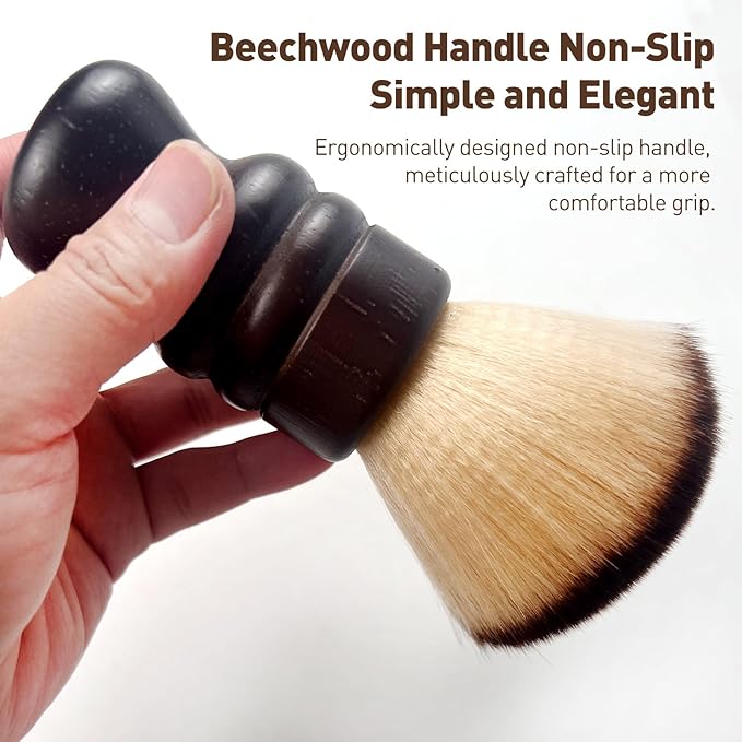 Large Neck Duster Soft Nylon Hair Barber Brush