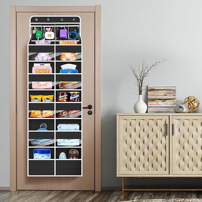 Univivi 6-Shelf Over Door Hanging Organizer Fabric Door Storage