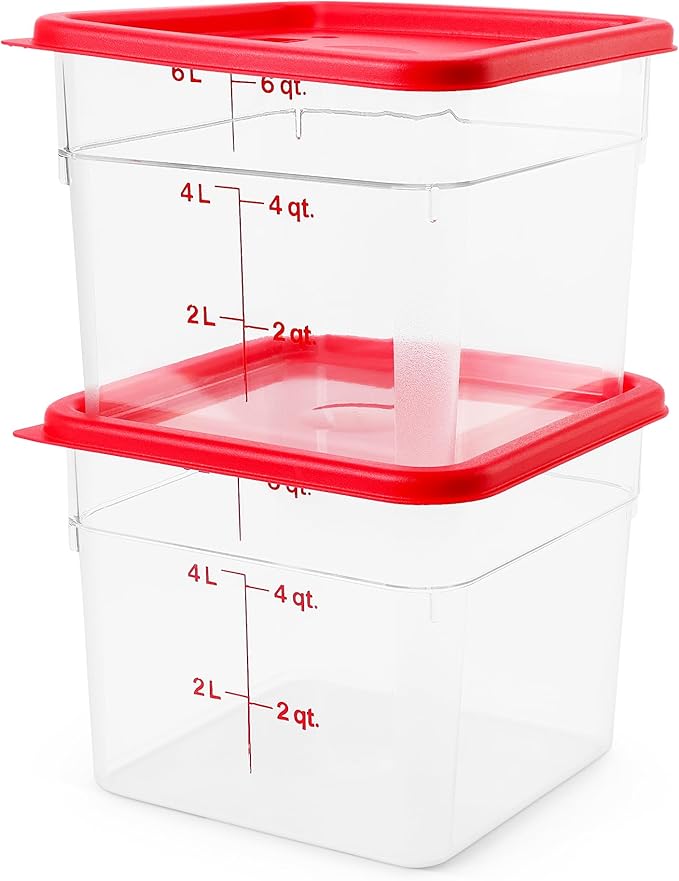 Cambro Food Storage Container - 6 QT Square