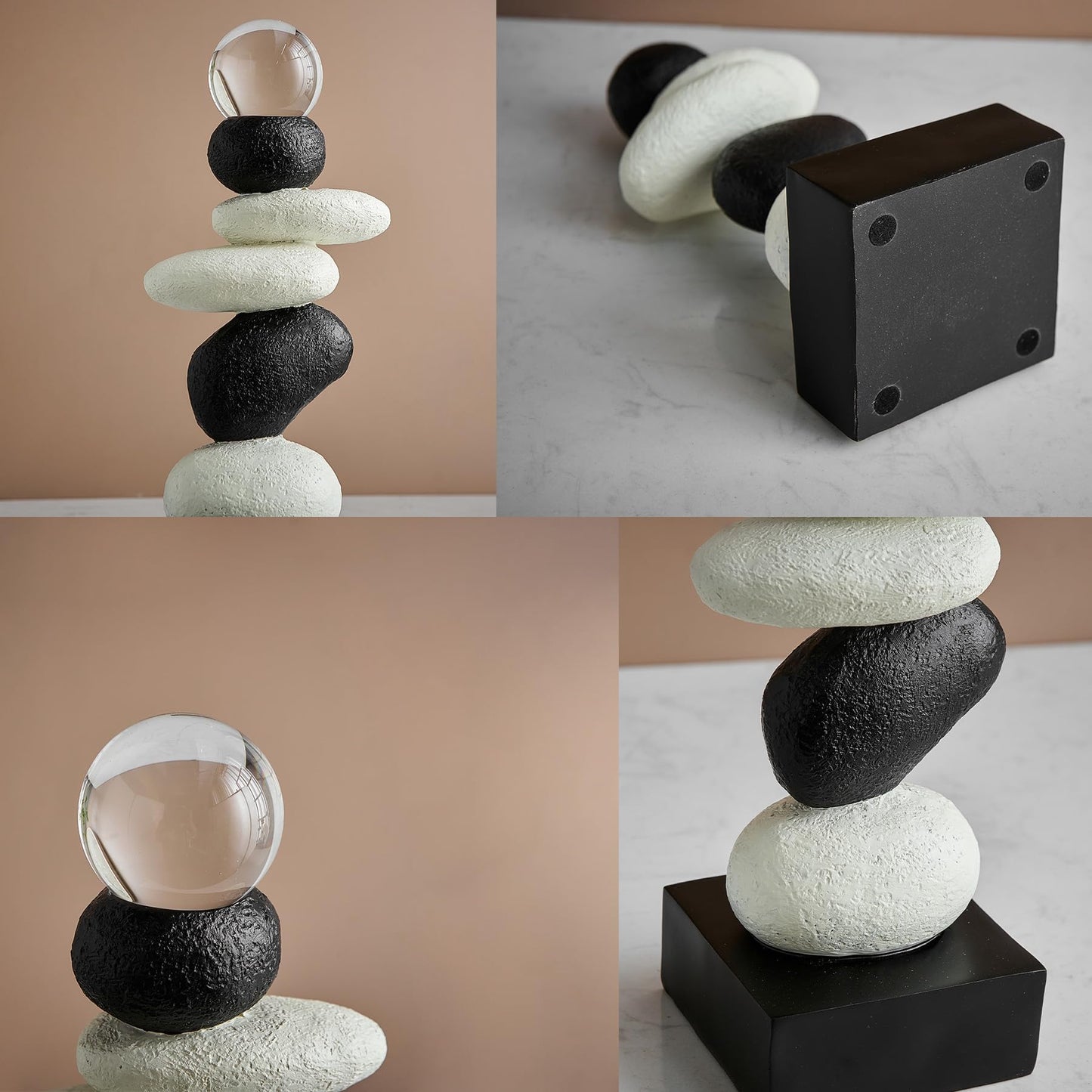 XGZY Art Stone Sculptures Home Decor - Modern Bookshelf & Desk Decor