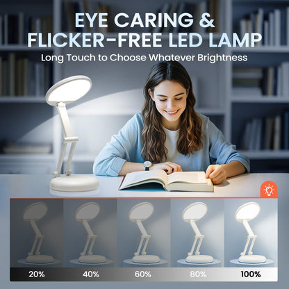 One Fire Rechargeable lamp, 3600mAh Battery Lamp, Rechargeable Table Lamp, Reading Light, Portable Small Lamp, Battery Lights Indoor, Cordless Lamp, Desk lamp, University Dorm Essentials