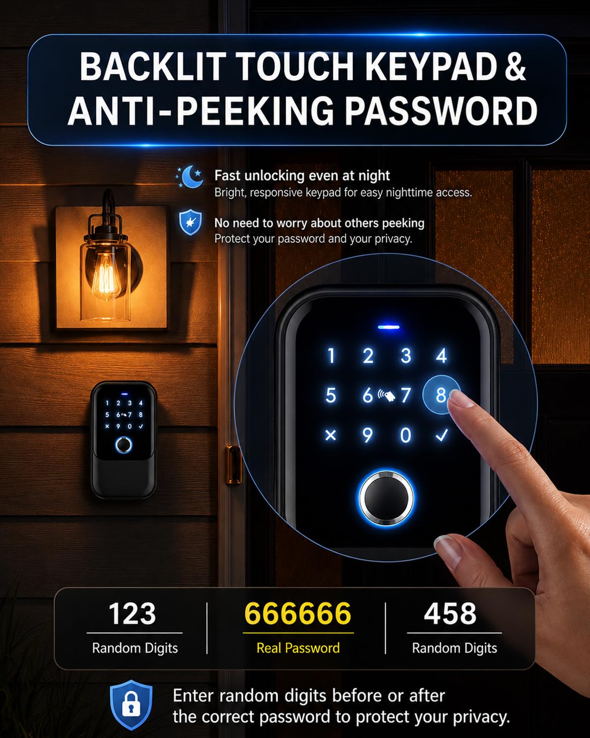 [New]Smart Lock Box,CATCHFACE Wireless Smart Key Lock Box App Control,Share eKey,Key Lockbox Wall Mount&Door Handle,Electronic LockBox Realtor/Home/Office/Warehouse/Vrbo/Cars