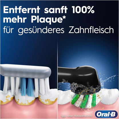 Oral-B Pro 3 3000, Electric Toothbrush, 1 Brush, Remove up to 100% Dental Plaque, Black