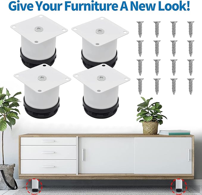 2.5 Inch Metal Furniture Legs