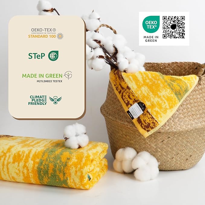 SEMAXE Luxury Bath Towel for Bathroom, 100% Cotton Towel