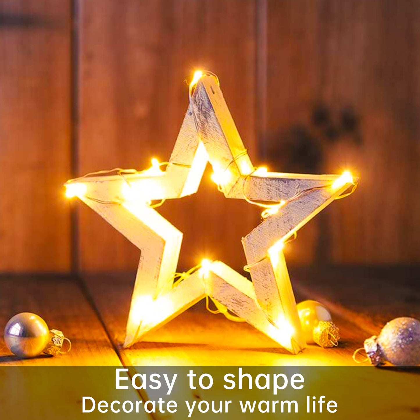 12 Pack Battery Operated Fairy String Lights 7 Feet 20 Led Waterproof Silver Wire Firefly Starry Moon Lights for Bedroom DIY Party Wedding Patio Christmas