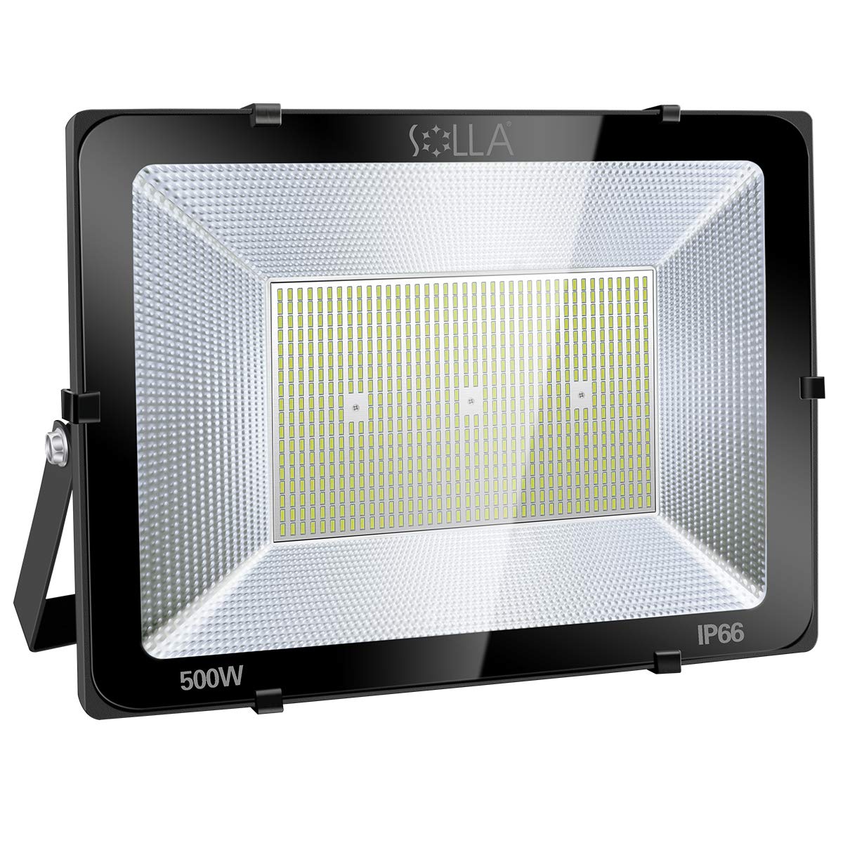 500W LED Stadium Flood Light Outdoor, 2750W Equivalent, 40000LM Super Bright Exterior Security Light, IP66 Waterproof, 6000K Daylight White, Commercial Light for Sports Fields and Counts