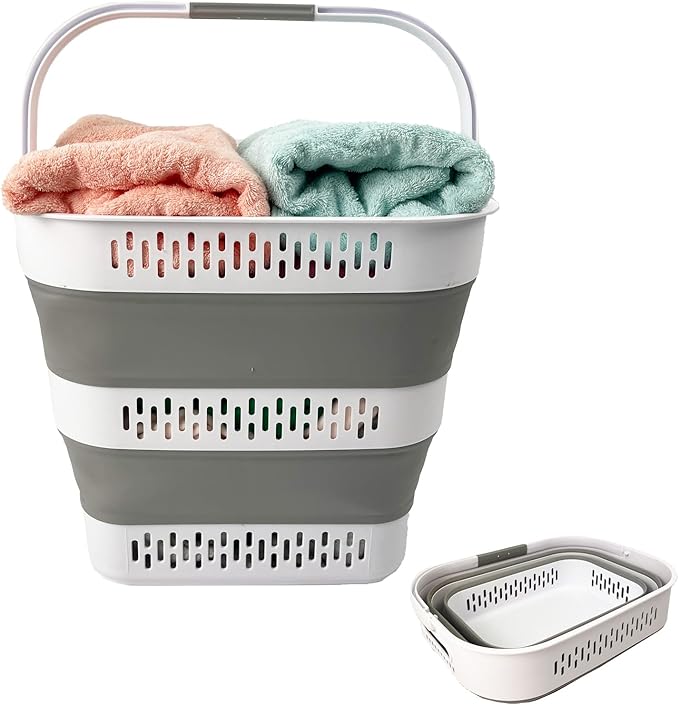 SAMMART 38L Collapsible Laundry Basket