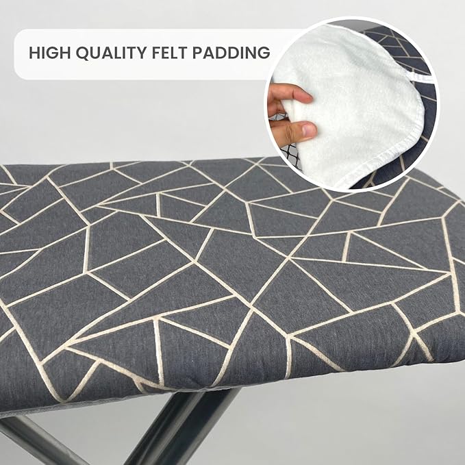 SAVUK Ironing Board Cover and Pad Standard Size 15x54 inch Extra Heavy Duty