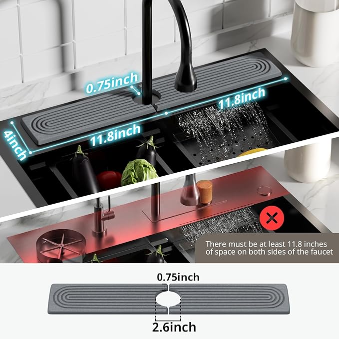 Quick Dry Sink Splash Guard