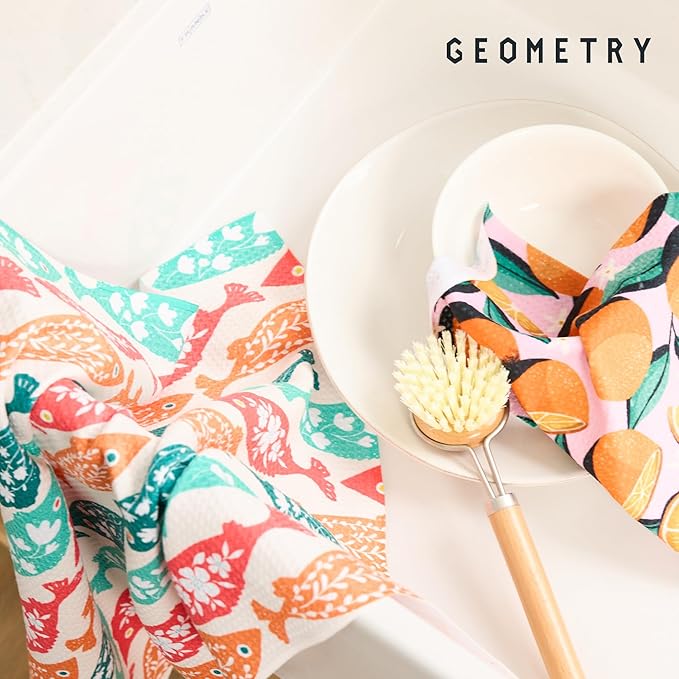 GEOMETRY Kitchen Dish Cloths