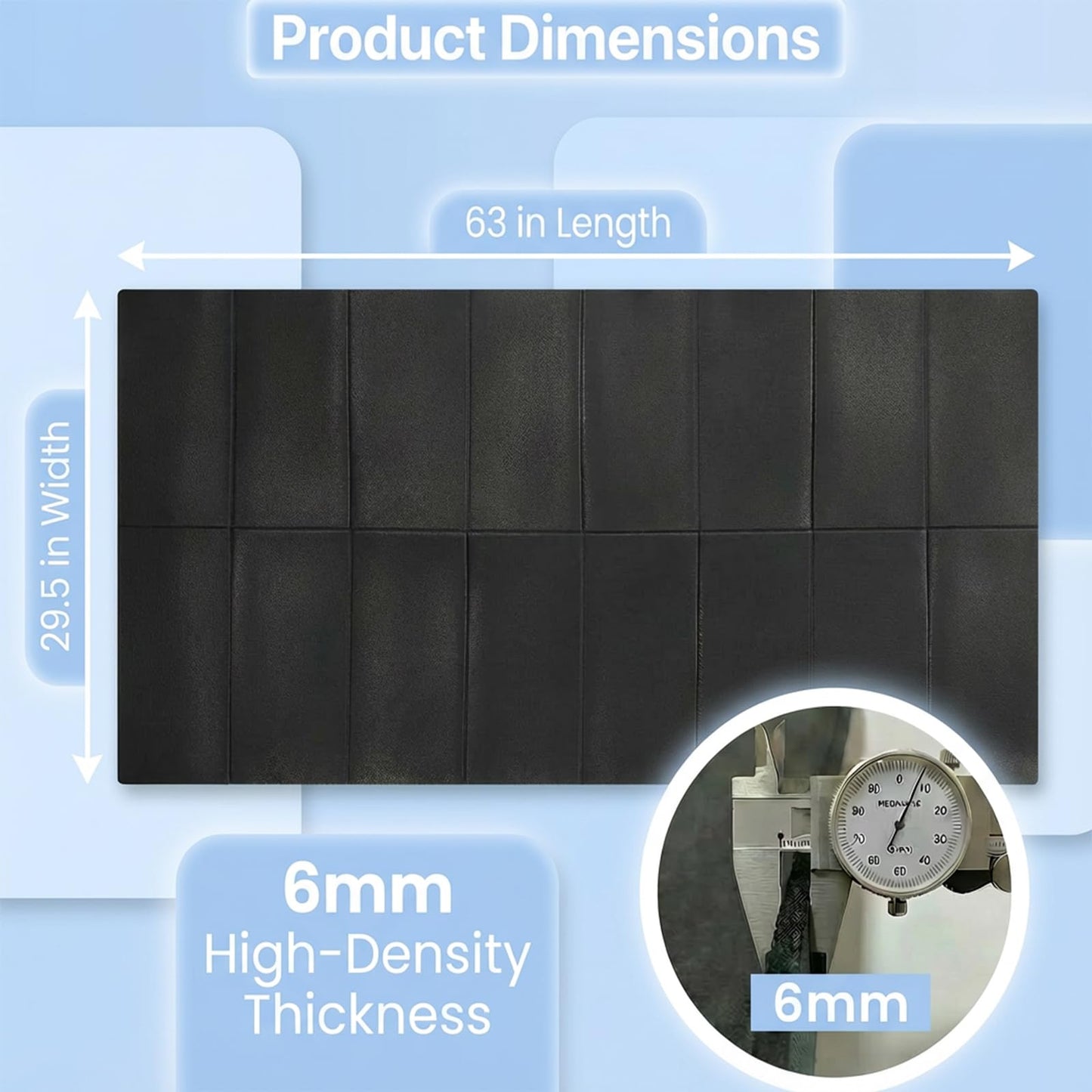 Foldable High-Density Washer Dryer Mat, 68 x 29.5 in, Noise Reduction Anti-Vibration Mat, Waterproof & Non-Slip, Floor Protection – Ideal for Late-Night Laundry & Pet-Friendly Homes