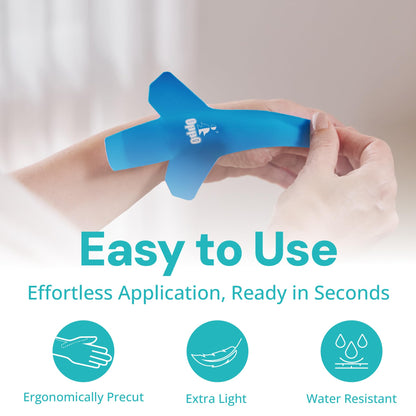 OPPO 8080 Precut Kinesiology Tape for Thumb – Pain Relief & Support for De Quervain’s Syndrome, Pre-Cut Strips for Easy Application, Lightweight & Breathable, Hypoallergenic & Water-Resistant (5 PCS)