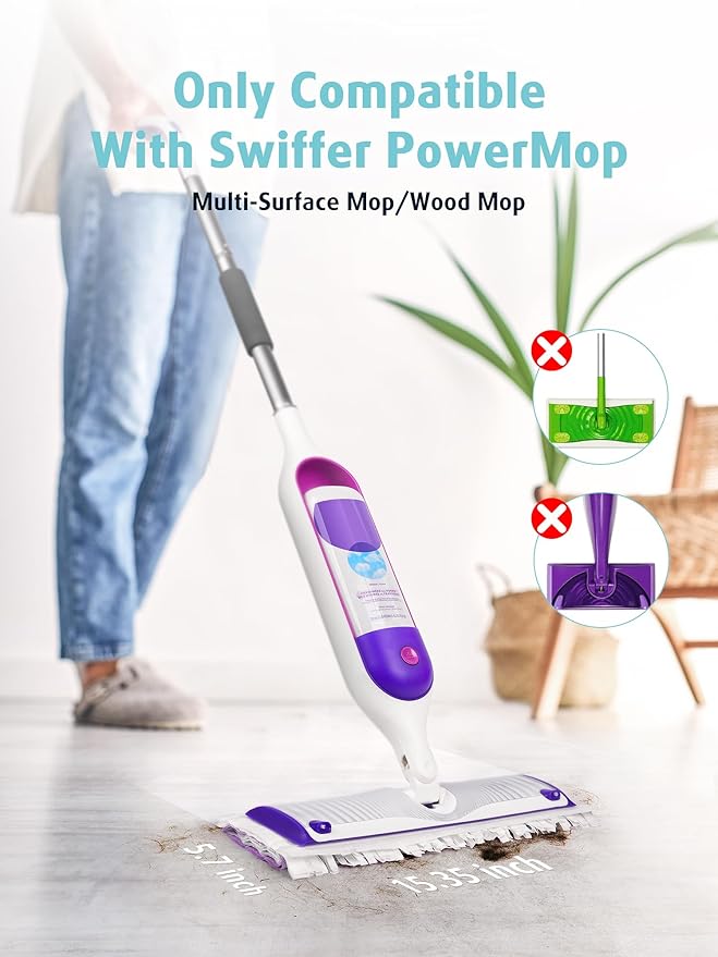 AIR U+ 12 Pack Disposable Power Mop Pads Refills