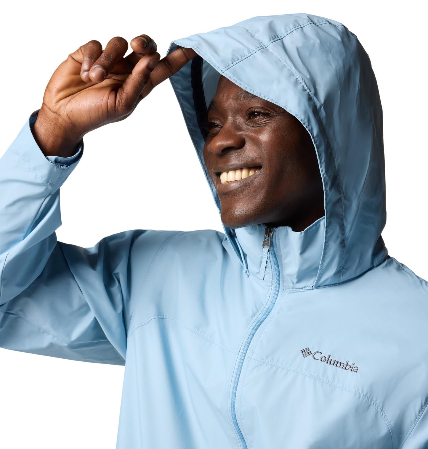 Columbia Men's Glennaker Lake II Rain Jacket, Ripple Blue, Small