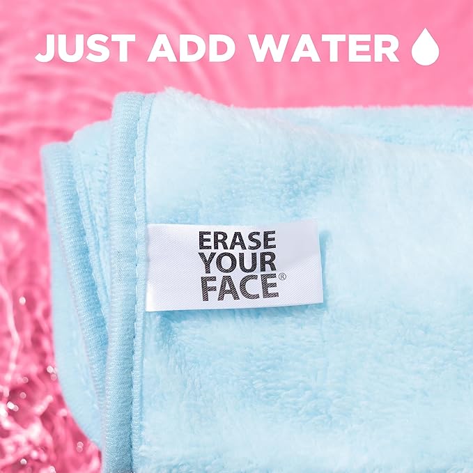 ERASE YOUR FACE Reusable Makeup Remover Cloths