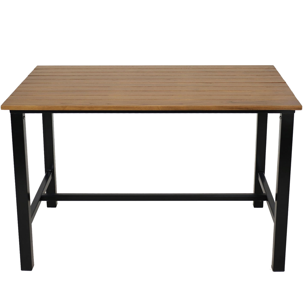 Sunnydaze 4-Person Solid Wood Rectangle Patio Dining Table - for Indoor or Outdoor Use - 47.25" W x 31.25" D