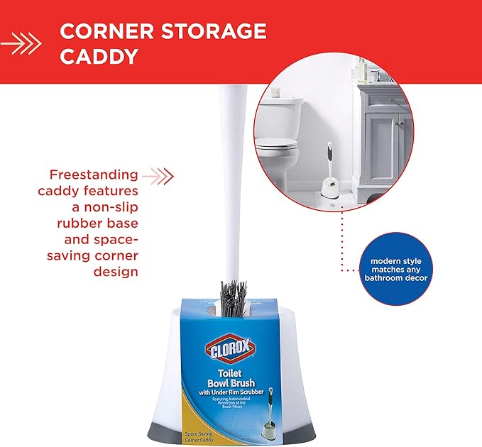 Clorox Under-Rim Toilet Bowl Brush