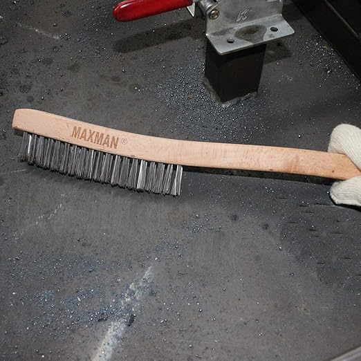 MAXMAN Wire Brush, Heavy Duty Stainless Steel Wire Brushes