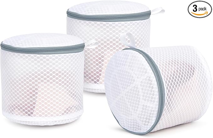 3 Pack Mesh Laundry Bags for Delicates, Mesh Bra Bags