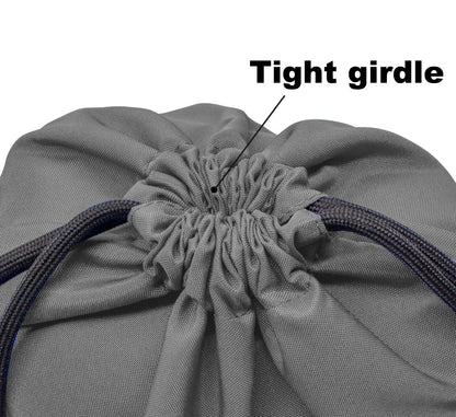 HOLYLUCK Drawstring Backpack Bag Sport Gym Sackpack (dark grey)