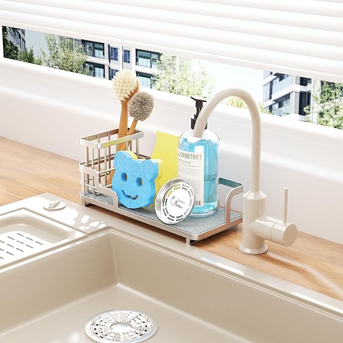Consumest Sponge Holder for Kitchen Sink