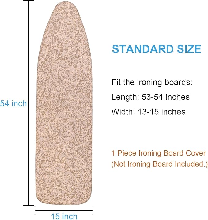 Dalykate 15x54 Ironing Board Cover and Pad