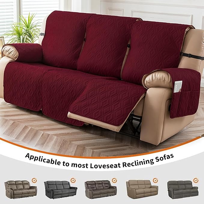 Genina Waterproof Reclining Couch Cover