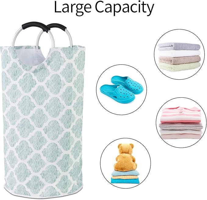 Dalykate Large Laundry Basket 82L Collapsible Oxford Fabric Laundry Hamper