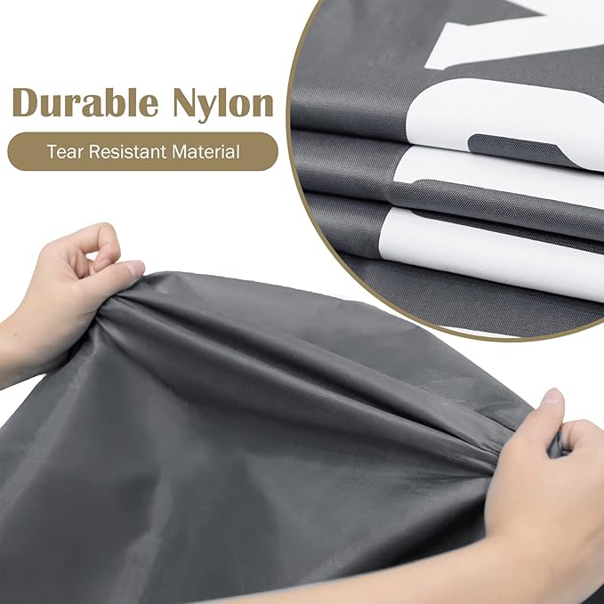 2 Pack XL Travel Laundry Bag, Machine Washable Dirty Clothes Organizer