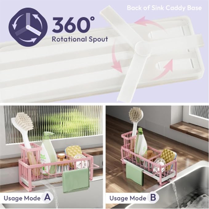 SWTYMIKI Sponge Holder for Kitchen Sink