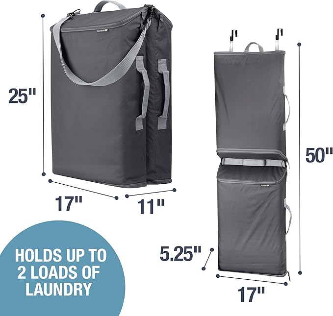 CleverMade Convertible Laundry Hamper Bag