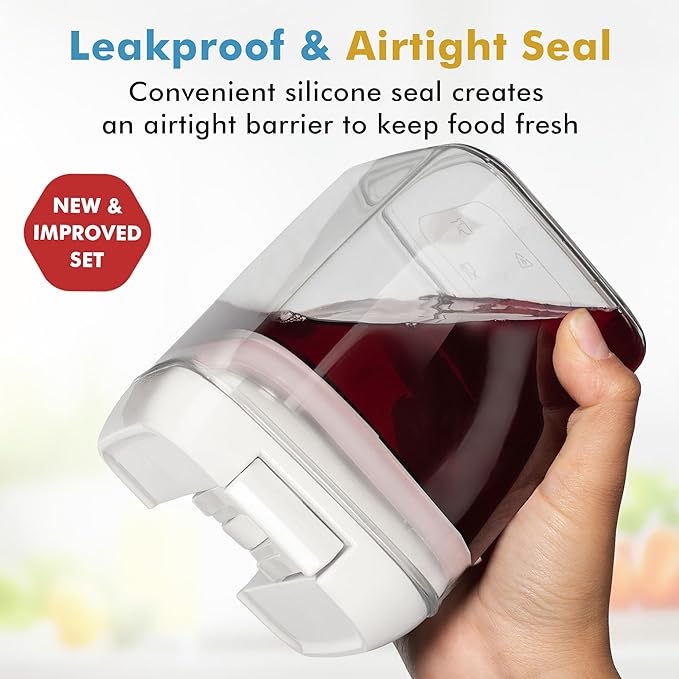 Shazo 9 PC Airtight Food Storage Containers