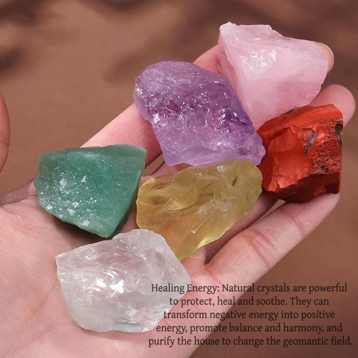 Natural Himalayan Salt Stone Raw Crystals, Large 1.25-2.0" Healing Crystals Natural Rough Stones for Tumbling, Cabbing, Fountain Rocks, Decoration, Polishing, Wire Wrapping, Wicca & Reiki DIY