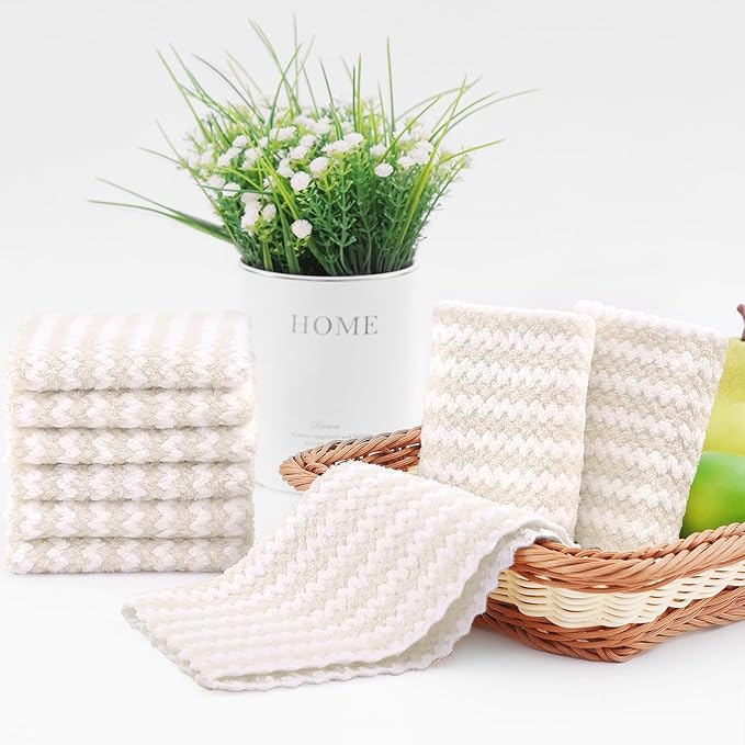 Homaxy 18 Pack Kitchen Dish Cloths, Ultra Soft and Absorbent Dish Towels