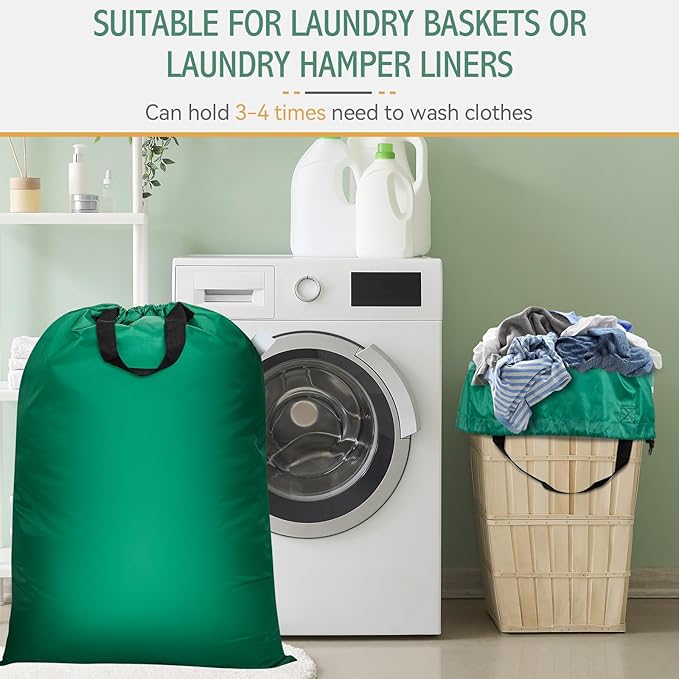 Extra Large Laundry Bag With Handles, Heavy Duty, Travel Laundry Bag