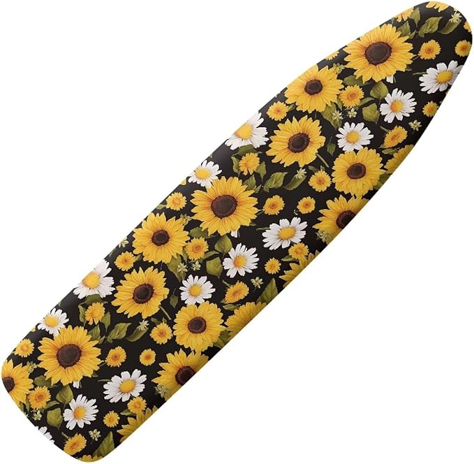 Sunflower Ironing Board Cover Iron Pad Covers Resist Scorching and Staining